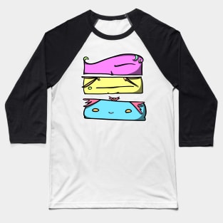 Stack of Misfit Friends Baseball T-Shirt